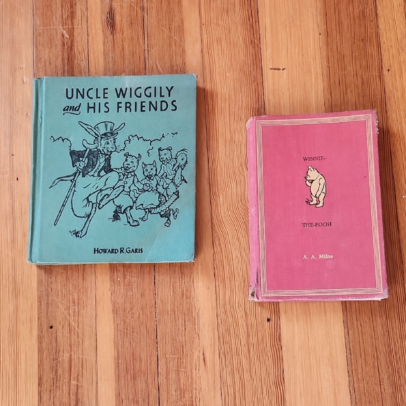Platt&Munk, E.P. Dutton&Co Other - Vintage  1961 "Winnie the Pooh" And 1955 "Uncle Wiggly"
